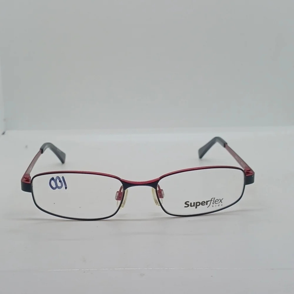 NWT SUPERFLEX KIDS EYEGLASS FRAMES 123 RED